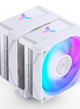 乔思伯CR-3000E风冷散热 镀镍六铜管双塔双风扇台式电脑CPU散热器