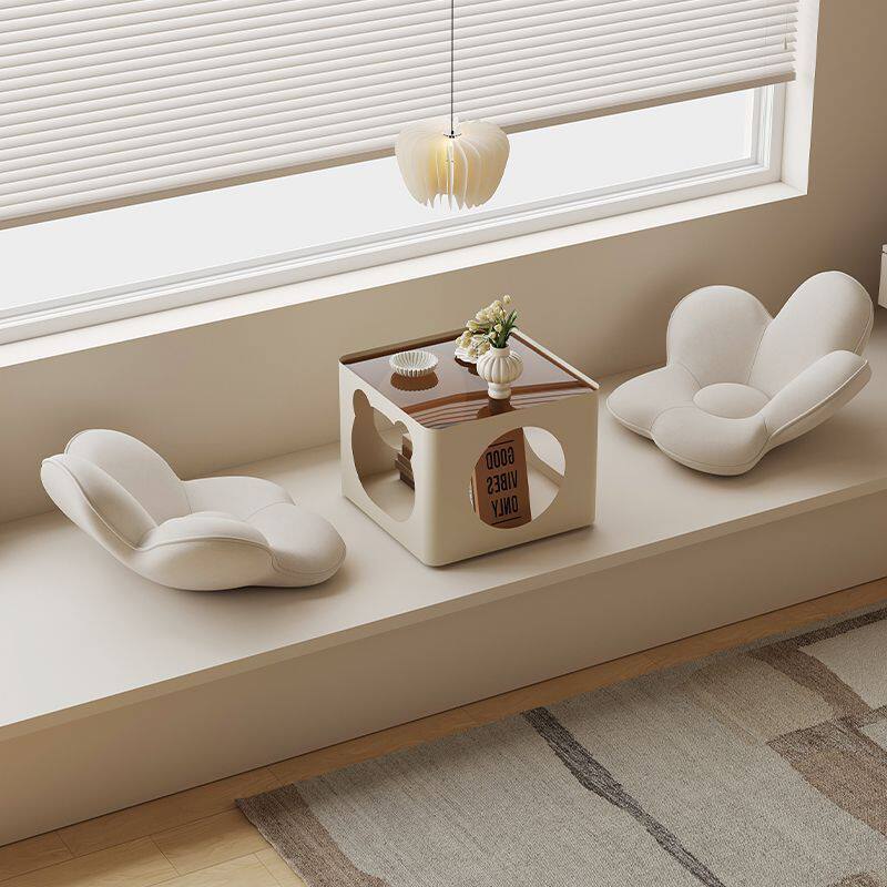 奶油风飘窗茶几小桌子榻榻米茶桌矮桌简约炕桌炕几卧室阳台飘窗桌