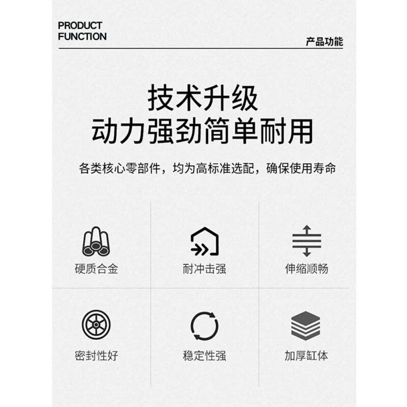 TN10双轴2双杆61大推5力32气缸TDA20小型气动40长行程X10X15X20 畜牧/养殖物资 畜牧/养殖器械 原图主图