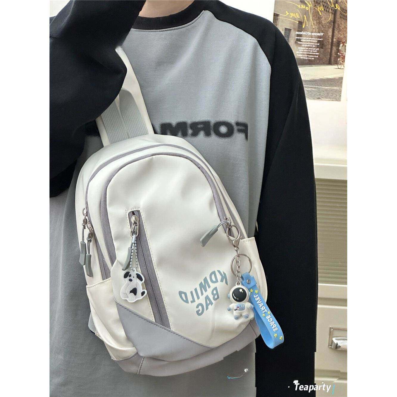 香港新款胸包女男通潮日系原宿肩运动斜挎包百搭71679505学生骑用