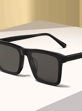 2025年新款级感墨镜男潮开车专用太阳眼镜方框防晒强光驾驶茶色