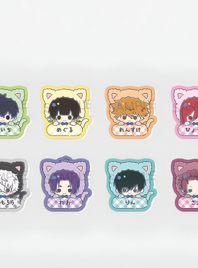 现货TAPIOCA蓝色监狱角色名猫咪便利夹盲抽随机发货蓝锁