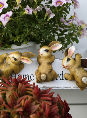 花园可爱创意动物盆挂庭院