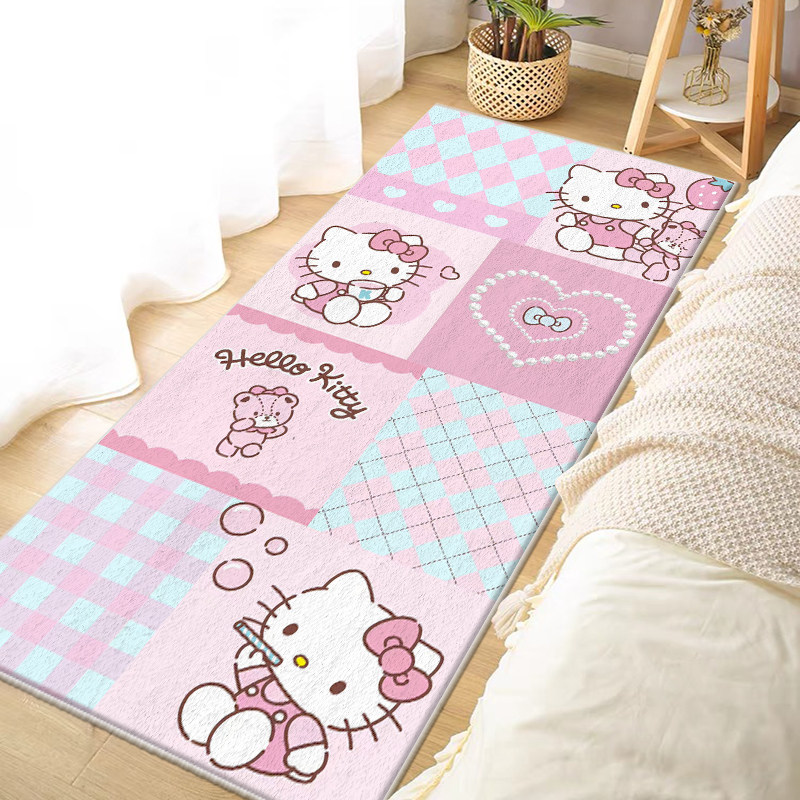 女孩粉色儿童地毯卡通阅读区学习桌电脑椅防滑地垫书房卧室床边毯,居家布艺,地毯,淘宝优惠券,粉丝福利购,淘宝优惠卷