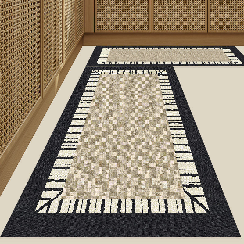 科技皮厨房专用地垫可擦免洗吸水防油地毯耐脏防污防滑长条脚垫子,居家布艺,厨房地垫,淘宝优惠券,粉丝福利购,淘宝优惠卷