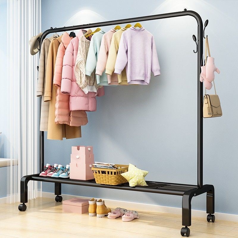 加粗晾衣架落地式室内上档次挂衣架秋冬晒被子阳台家用晒衣架衣挂