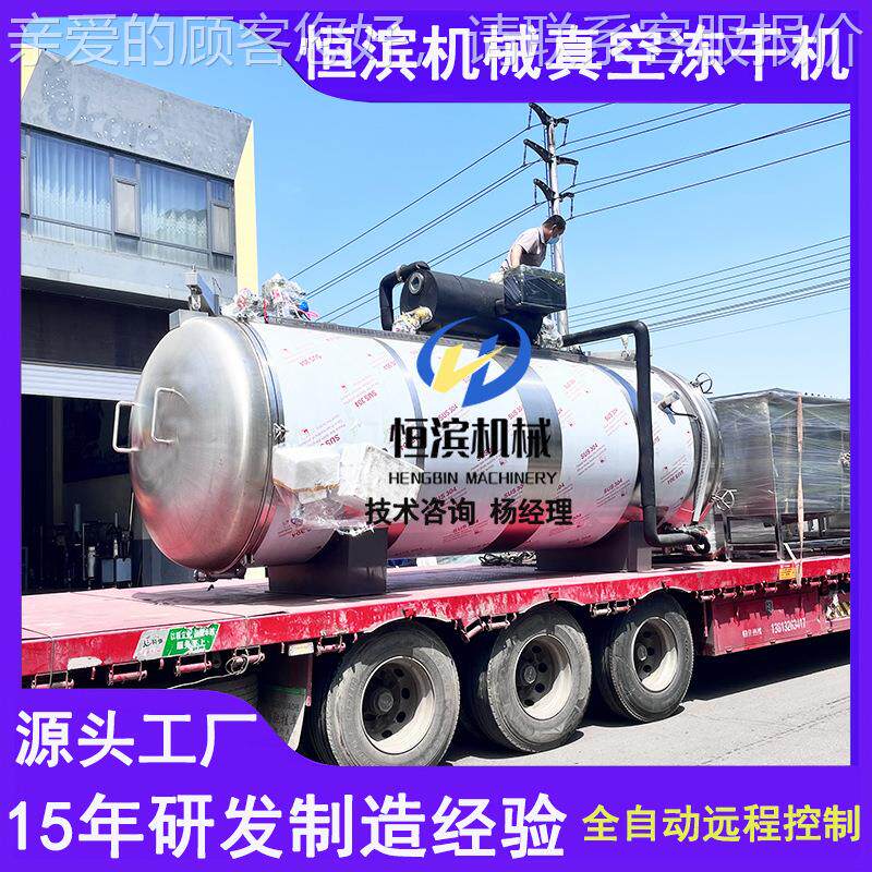 鸡冻肉LER冻空干机 真肉制品真空干机 灵芝虫草干燥机