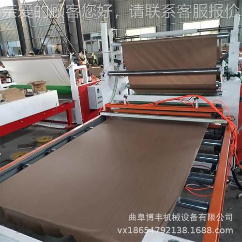 木纸平贴机密度板上p胶机 自动输送玻镁涂板胶贴面机纹 ur热熔胶