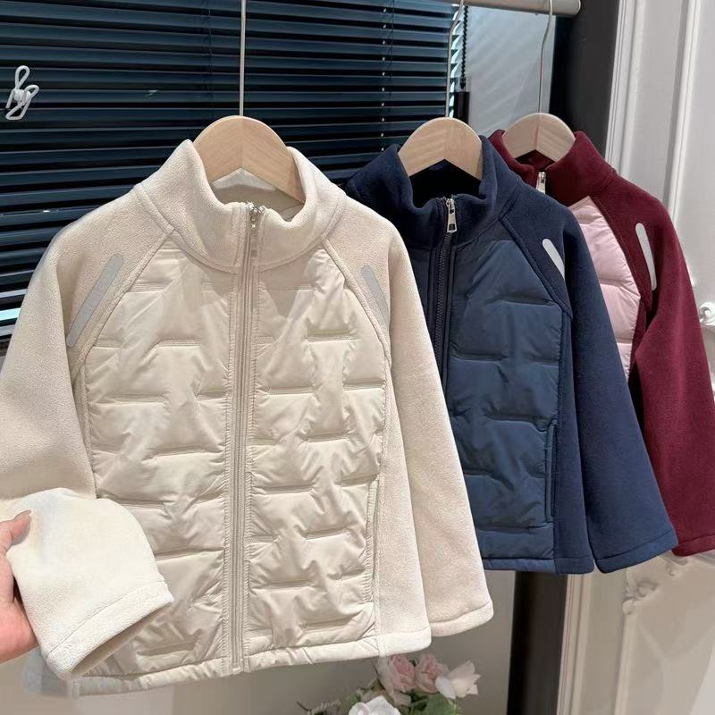 新款儿童秋冬季立领棉服