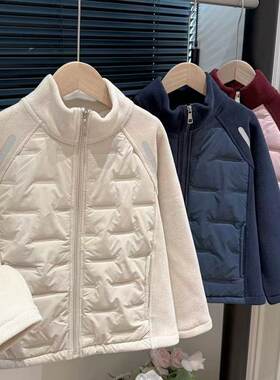 新款儿童秋冬季立领棉服