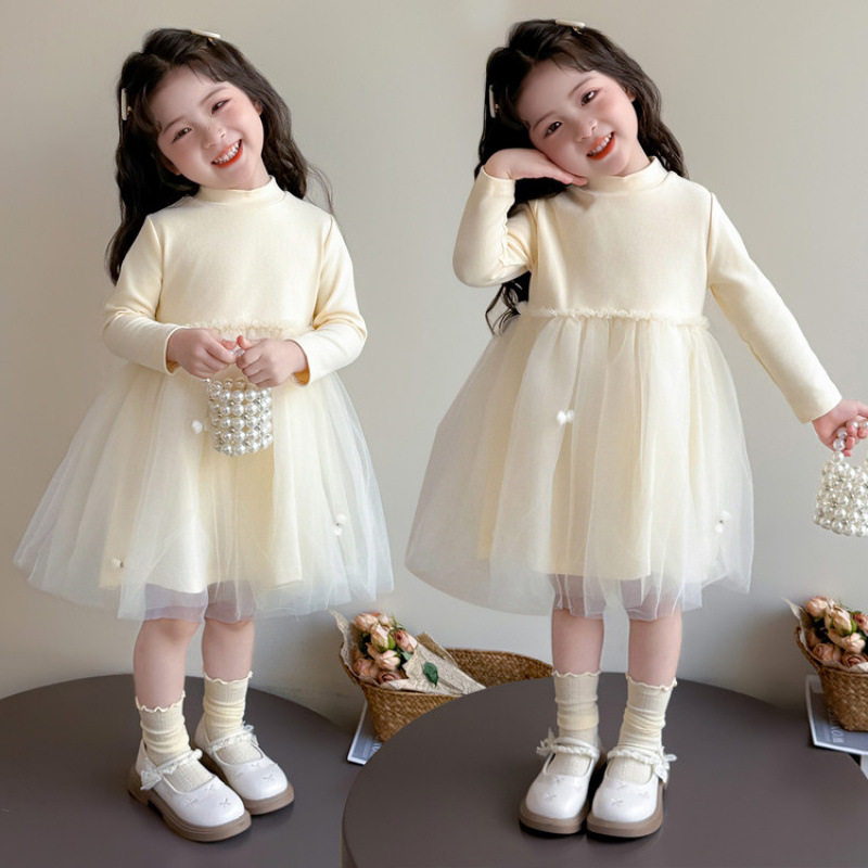 女童连衣裙秋冬装2026新款女宝宝韩系长袖公主裙儿童蓬蓬内搭裙子,童装/婴儿装/亲子装,连衣裙,淘宝优惠券,粉丝福利购,淘宝优惠卷