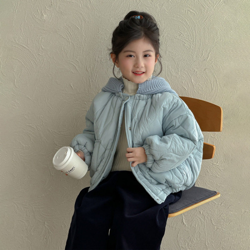 女童加厚棉服冬季面包服