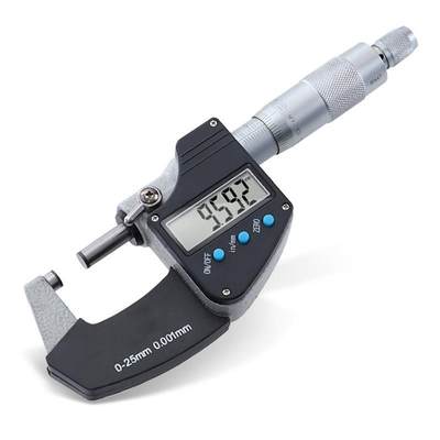 0 25mm Electronic Digital Display Outer Diameter Micrometer