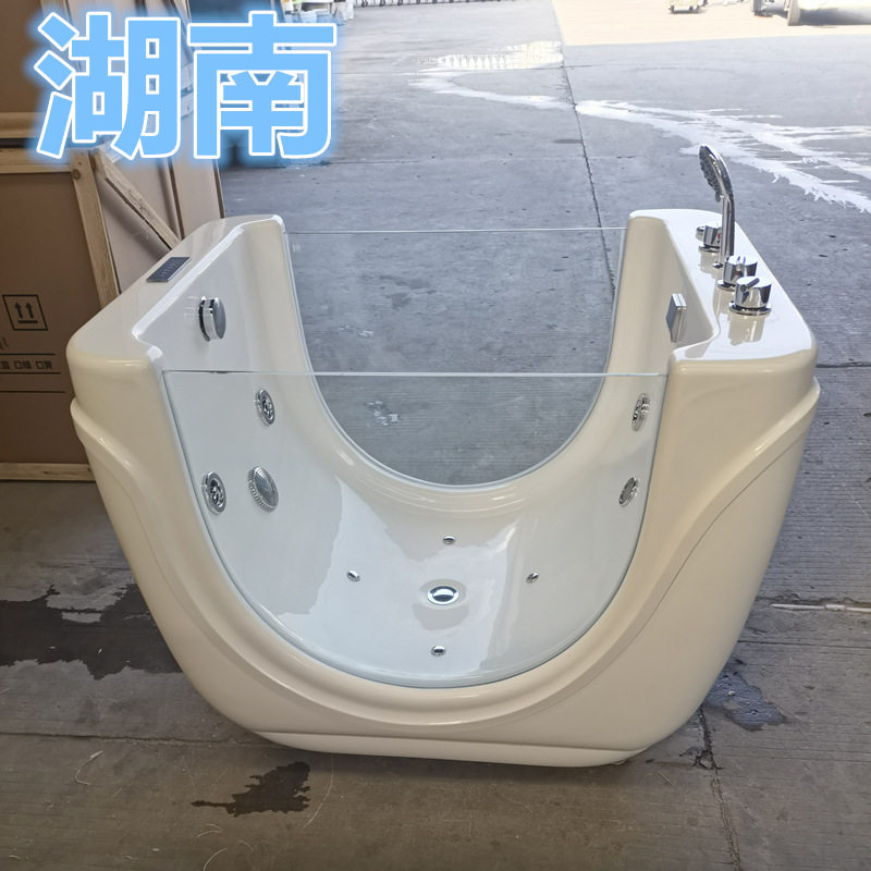 新生婴儿游泳桶商用 游泳馆小池 婴幼儿水疗机 洗澡池母婴店平躺
