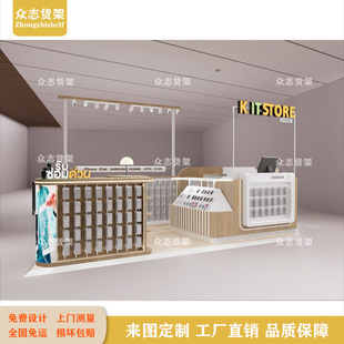出口手机壳贴膜数码配件中岛柜台商场耳机音响数据线售货亭展示架