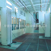 静电喷房设备 大旋风喷粉房厂家 前处理喷淋线