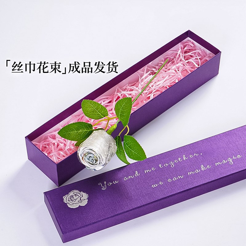 母亲节礼物送妈妈婆婆高s级感实用丝巾花束给长辈高级感生日女生