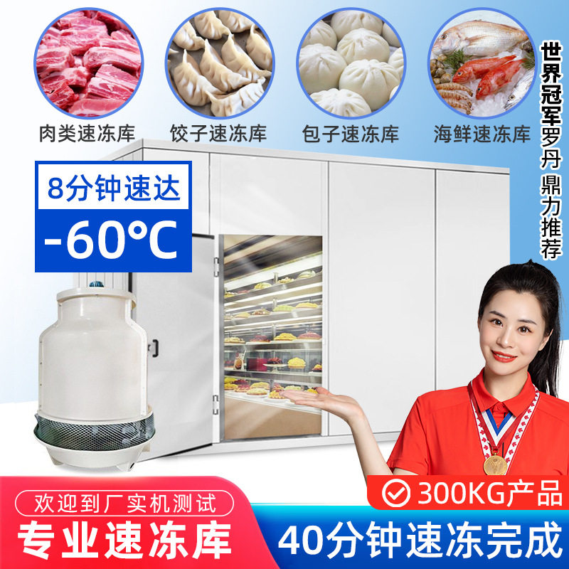 定制速冻库全套设备 大中小型海鲜肉类果蔬食品零下60度速冻库,机械设备,制冷设备,淘宝优惠券,粉丝福利购,淘宝优惠卷