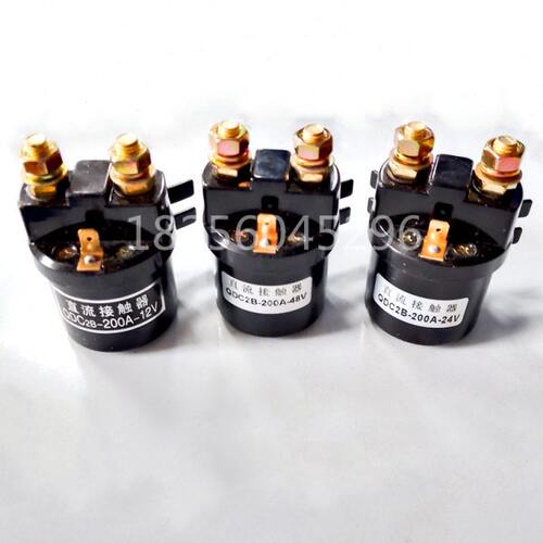 板电动叉车 -汽车2尾接触器BA24V升降平台泵站12V48VQ继电器DC020