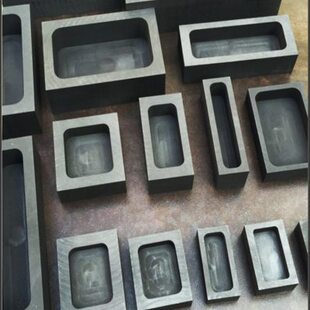 新品抖音金属铸造模具浇铸金条银铜铝锭块打金模具纯石墨油槽方舟