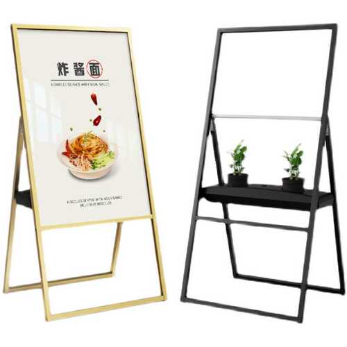 宣传展架立式水牌立牌kt板展示架支架招聘海报架门口广告牌展示牌