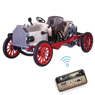 遥控金属拼装汽车模型电动老爷车土星文化组装送男土礼品电动玩具