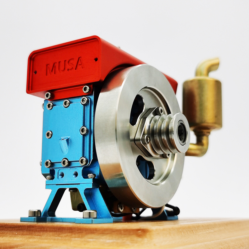 燃油发动机模型拖拉机头迷你引擎