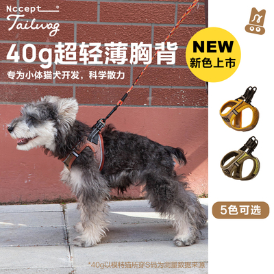 德文猫小型犬防挣脱背心式牵引绳