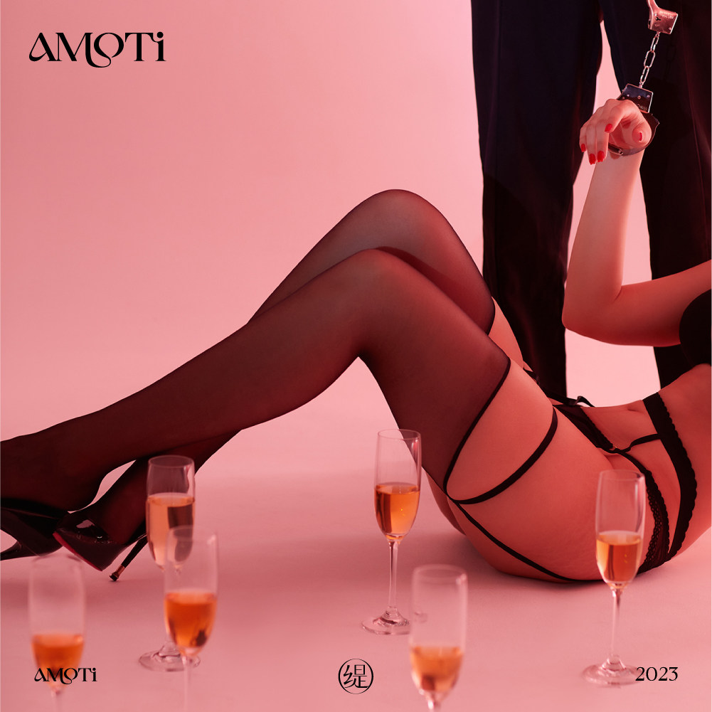 AMOTi 缇 心灵感触-韵[连体吊带]5D哑光撞色一体性感腿环十字丝袜,女士内衣/男士内衣/家居服,连裤袜/打底袜,淘宝优惠券,粉丝福利购,淘宝优惠卷