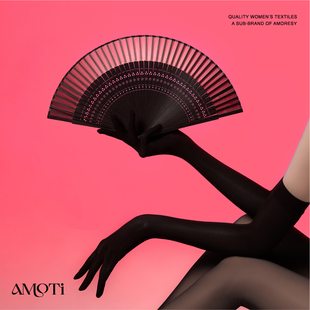 AMOTi 缇 心灵感触-润 [肌之翼]8D柔纱超薄性感分指丝滑丝袜手套