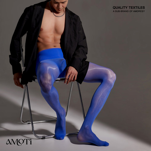 AMOTi性感油光美腿连裤超薄丝袜