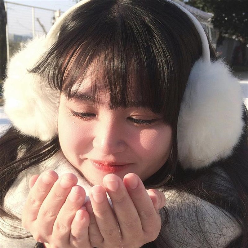 白色耳罩女冬季可爱毛r绒茸耳套防冻耳包保暖加厚兔毛护耳捂子