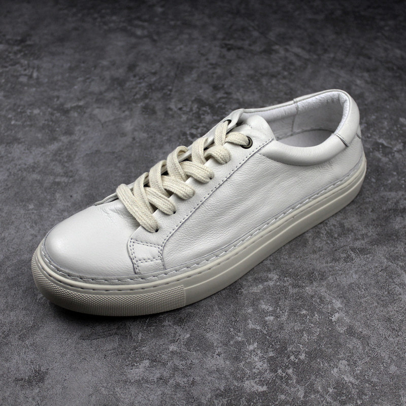 夏季真皮休闲板鞋男英伦做旧小脏鞋韩版小白鞋透气软皮低帮鞋男潮,流行男鞋,休闲板鞋,淘宝优惠券,粉丝福利购,淘宝优惠卷
