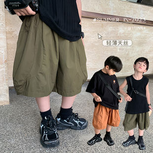 源源家童装夏款男童休闲裤2023新款儿童短裤韩版宝宝五分裤洋气潮