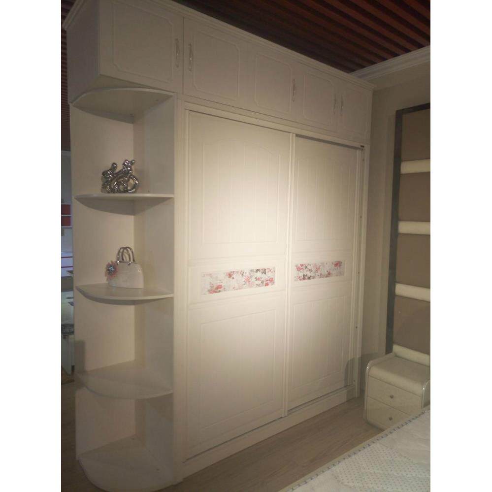 盛德居订制衣柜 推拉门定制整体衣柜 简约现代卧室家具组合收纳柜