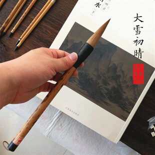 大雪初晴 文宝山七狼斗笔大笔提斗大狼毫榜书对联牌匾送友用笔