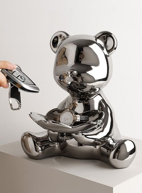 进门口鞋柜入户玄关放钥匙首饰的收纳创意摆件房T间现代简约网红