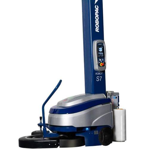 缠绕膜包装机 自走式缠绕包装机 ROBOT S7自动缠绕包装机