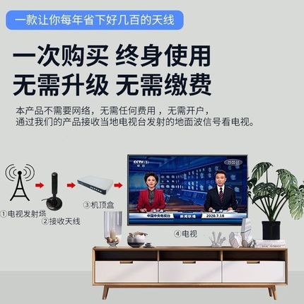 电视天线地面波数字家用室内无线高清通用信号接收器机顶盒农村