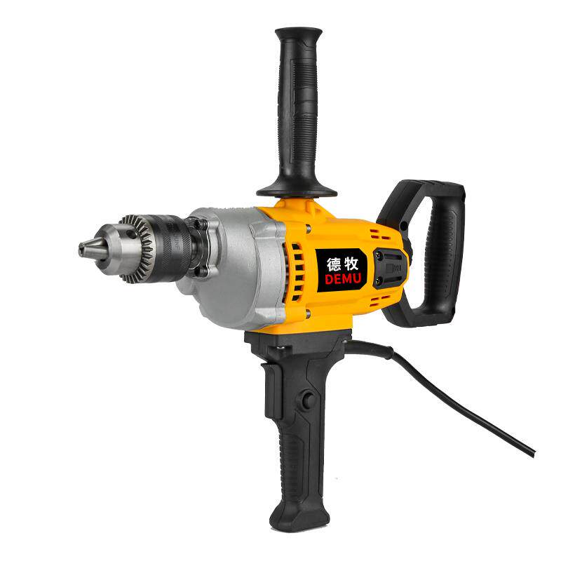 新品东成飞机钻大功率腻子粉水泥搅灰机多功能打灰机手电钻电动神