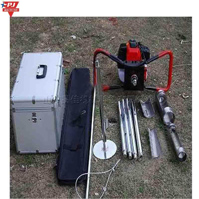 土PJ-TRCY-壤污泥采样动仪器 手拉自汽油动力二取土 钻风冷单缸冲