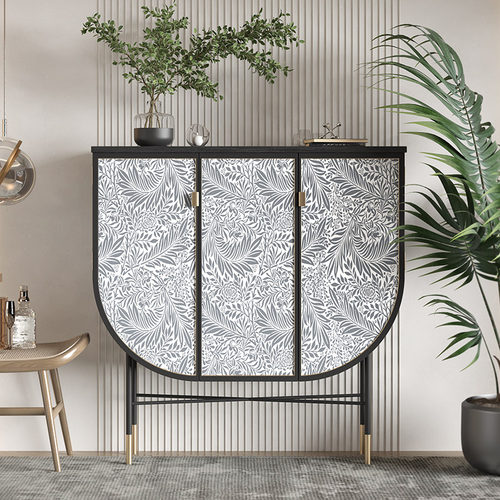 法式风电视柜改造贴纸床头柜鞋柜衣柜门家具改色贴膜玄关防水壁纸