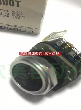 AB按钮 800T-A2D2 黑色按钮800T-A 一排触点 询价