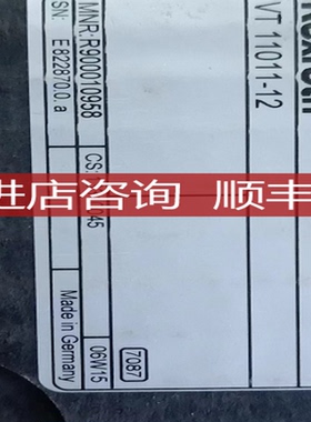 力士乐放大器VT11011-12 R900010958询价