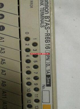 Omron/ PLC 远程模块 B7AS-R6B16询价