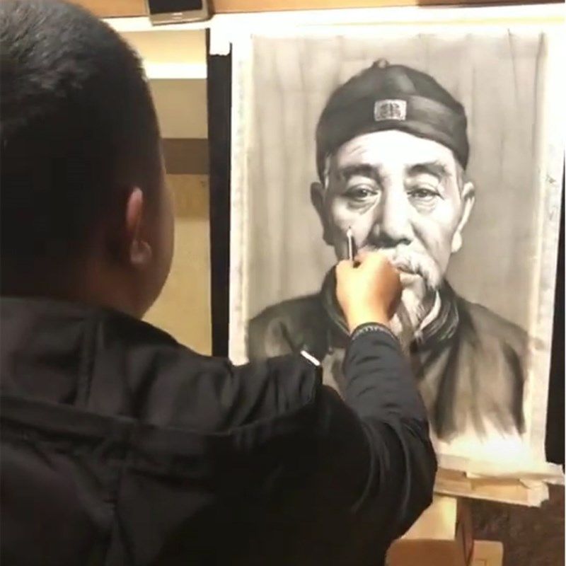 老人画像定制做炭笔素描肖像画照片修复遗像手绘碳粉先人头像手工,个性定制/设计服务/DIY,头像定制/手绘真人漫画/画类定制,淘宝优惠券,粉丝福利购,淘宝优惠卷