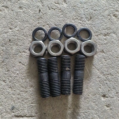 手扶拖拉机轮毂螺丝双头螺丝老款常州151沭河半轴钢圈螺丝