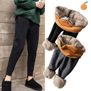孕妇裤子秋冬外j穿宽松加绒加厚保暖托腹女冬季休闲大码孕晚期棉