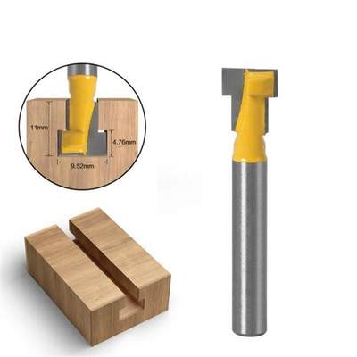 1PCS/Set 6MM Shank T-Slot Keyhole Cutter Wood Router Bit Car