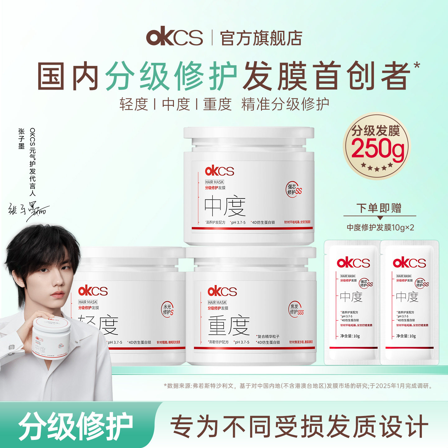 国内分级修护发膜首创者！图片